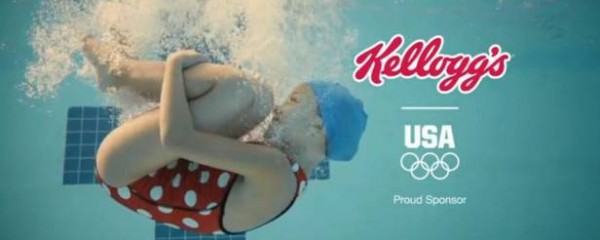 Kellogg’s na piscina olímpica