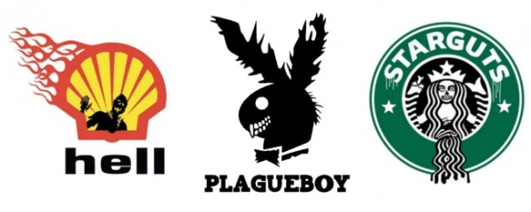 Zombies alteram logos de marcas conhecidas