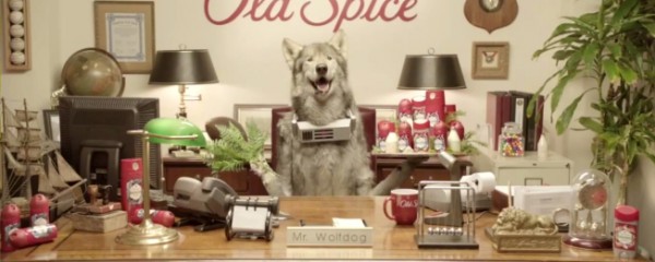 Um lobo é o novo diretor de marketing da Old Spice