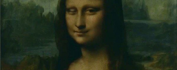 Já imaginou a Mona Lisa a piscar o olho?