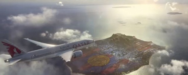Estrelas do Barcelona em campanha da Qatar Airways