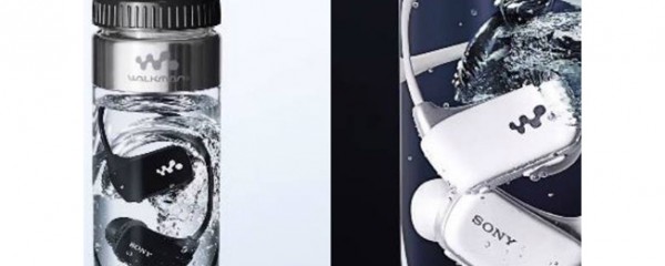 Sony vende mp3 dentro de garrafa de água