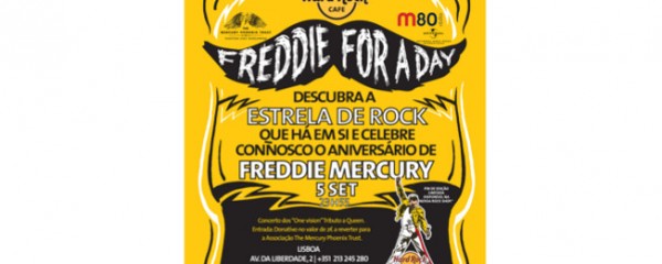 Hard Rock Cafe convida-o a ser Freddie Mercury por um dia