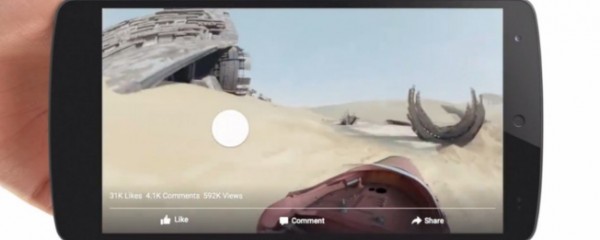 Facebook lança vídeos em 360º no feed de notícias