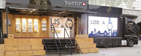 Swatch estaciona Pop-Up Store frente à Gare do Oriente