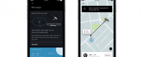 Uber veste-se a rigor para o lançamento de Rogue One