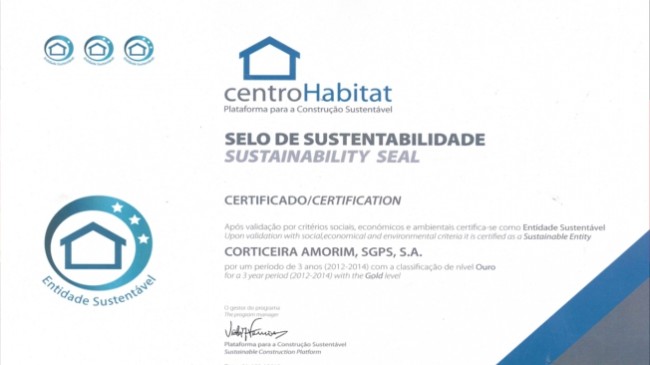 Corticeira Amorim premiada com Selo de Sustentabilidade