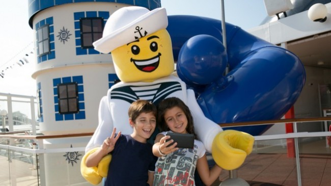 Lego a bordo dos navios MSC Cruzeiros