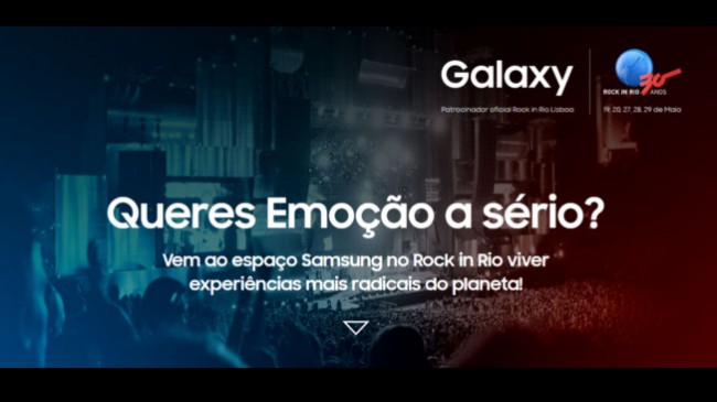 Samsung leva Galaxy Playground ao Rock in Rio