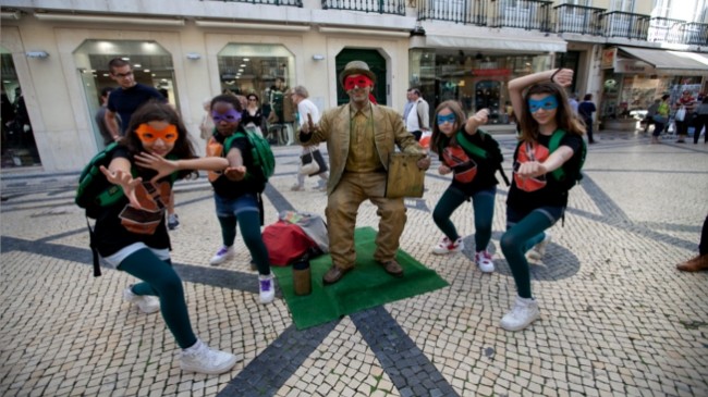 Tartarugas Ninja invadem Lisboa