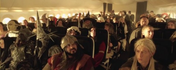 Air New Zealand transporta hobbits e elfos