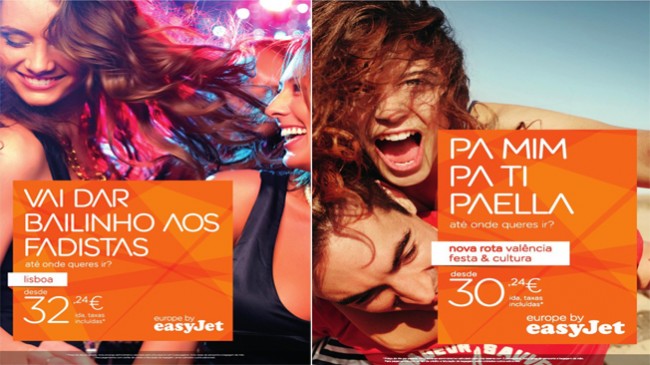 EasyJet lança campanha publicitária no mercado português