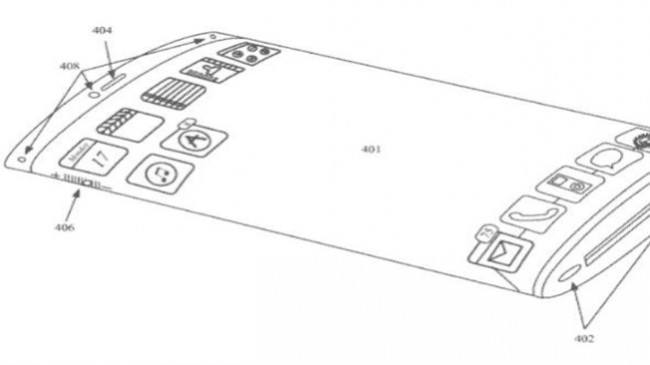 Apple regista patente de iPhone com ecrã curvo