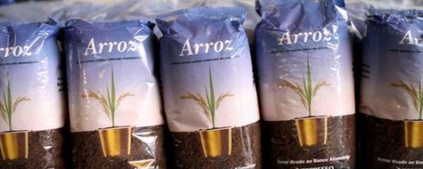 Reciclagem de cápsulas Nespresso dá origem a arroz solidário