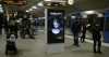 Anúncio interage com metro