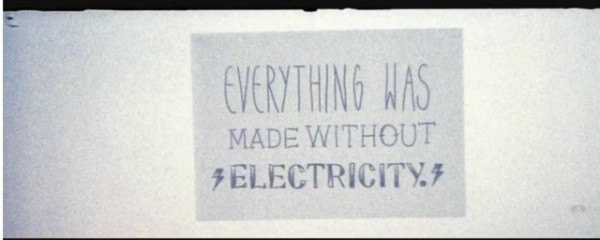 Uma brochura feita completamente sem energia