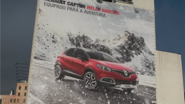 Renault cria “nevão” em Lisboa