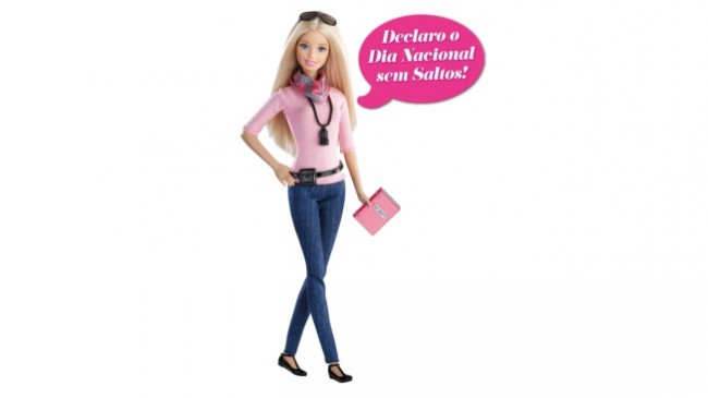 Barbie tira os saltos no 56º aniversário