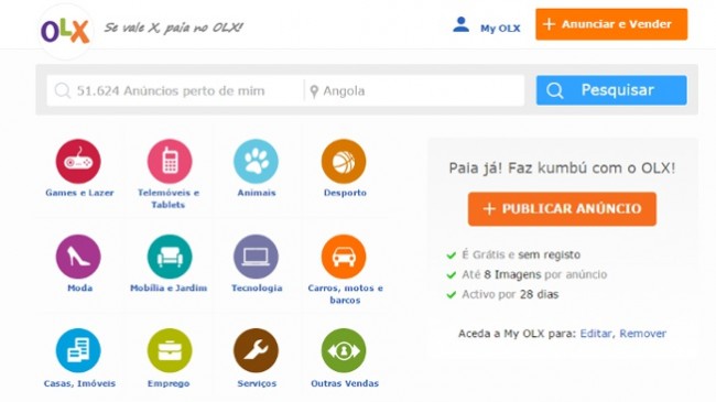OLX Angola lança novo site mais intuitivo