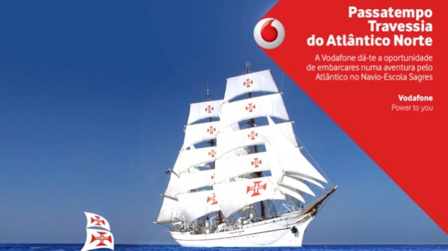 Vodafone leva jovens a navegar no Atlântico