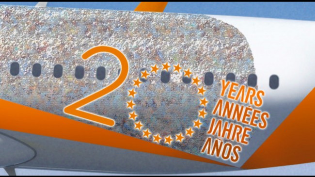 easyJet está a comemorar 20 anos