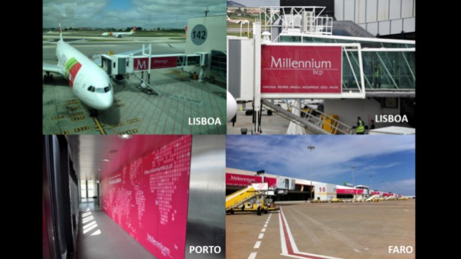 Millennium BCP marca presença nos 3 principais aeroportos