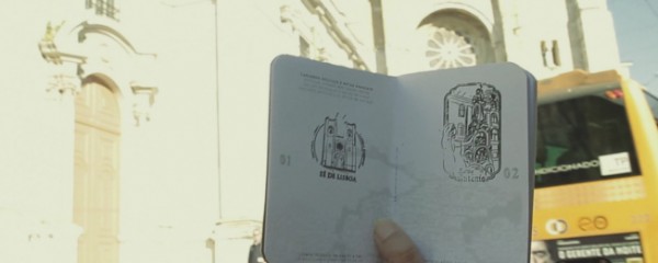 Lisboa num passaporte