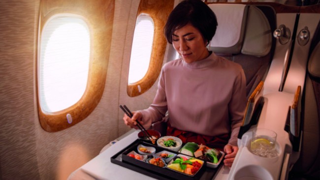 Emirates adiciona sabores do Japão aos seus voos