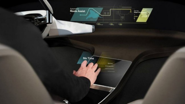 BMW apresenta conceito de ecrã flutuante para carros