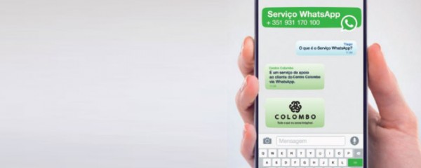 Colombo apoia clientes via WhatsApp
