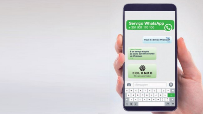 Colombo apoia clientes via WhatsApp