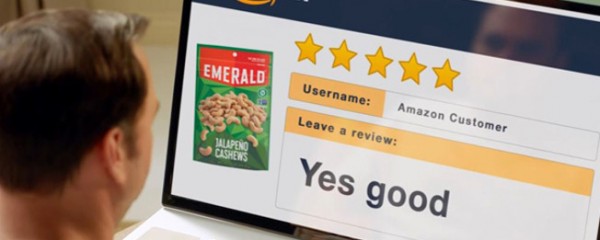 As suas críticas da Amazon poderão aparecer em publicidade