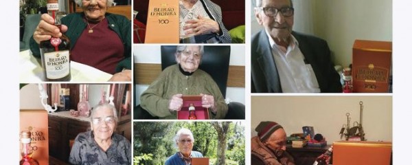 Licor Beirão oferece 100 garrafas a 100 avós centenários