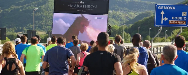 Ver “Game of Thrones” enquanto se corre uma maratona?