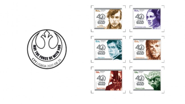 A força está com a nova coleção de selos dos CTT