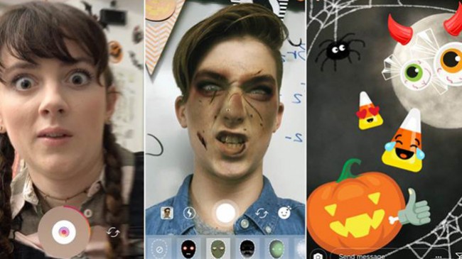 Instagram e Facebook celebram Halloween