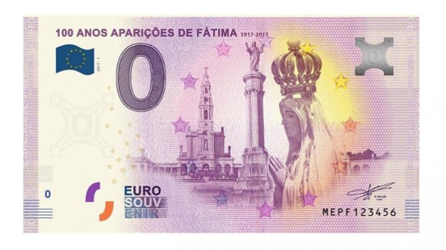 Há uma nova nota de 0 euros