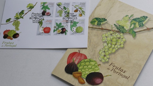 Há novos selos que celebram as “Frutas de Portugal”