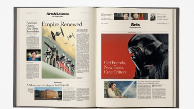 New York Times lançou um livro Star Wars que os fãs não vão querer perder