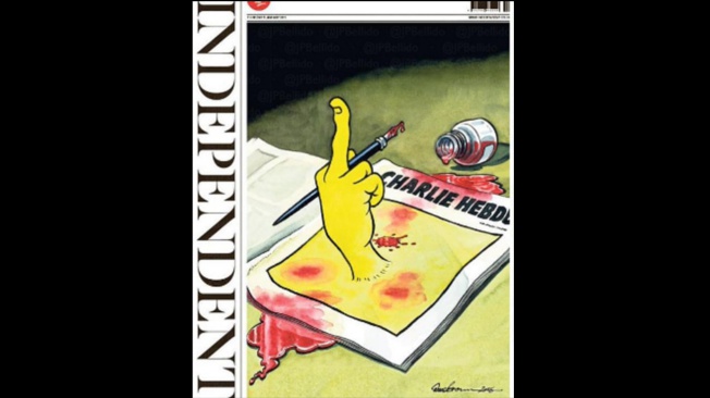 O ataque ao Charlie Hebdo nas capas dos jornais