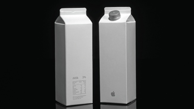 E se pudesse comprar leite da Apple?