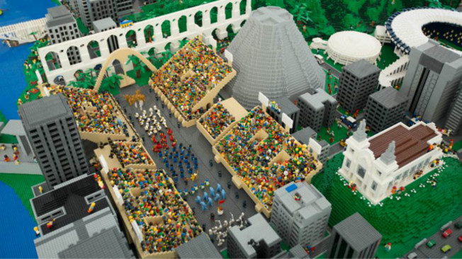 Lego constrói homenagem ao Rio de Janeiro