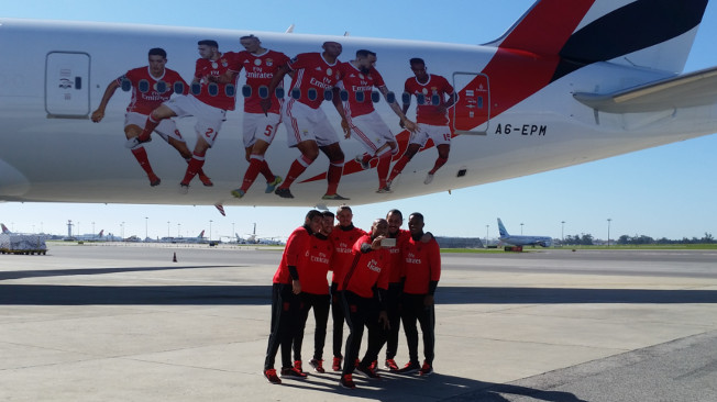 Parceria Emirates Benfica em altos voos