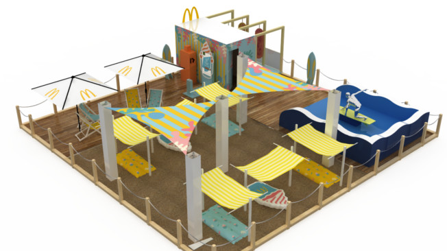 Este ano a McDonald’s traz a praia às cidades